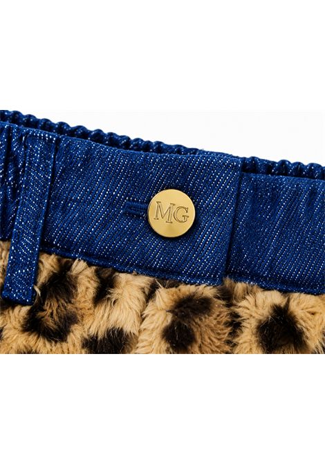 Shorts in pelliccia ecologica MISS GRANT KIDS | MG1798NMACULATO